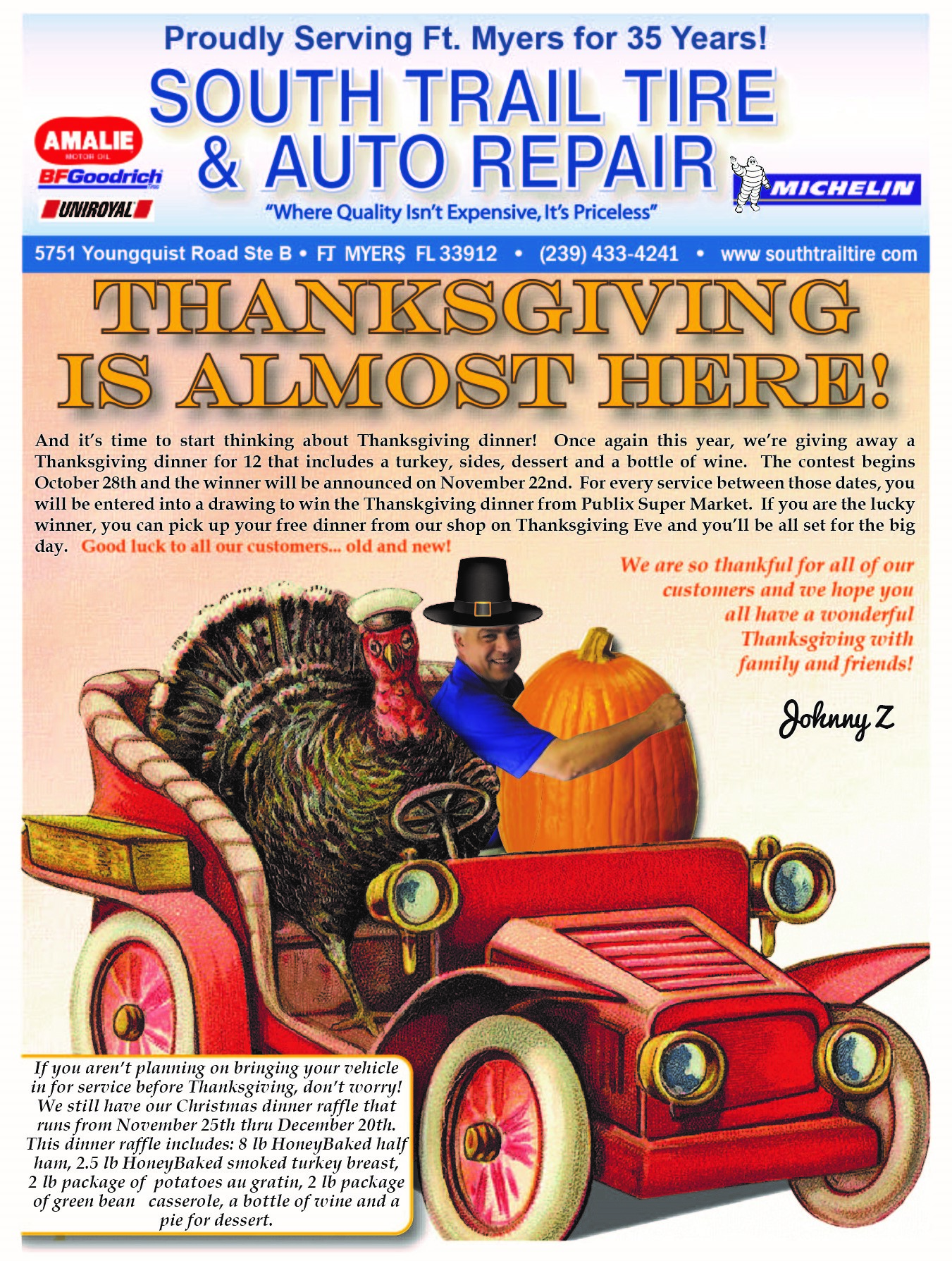 Thanksgiving Newsletter