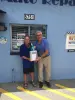 Winner of my May raffle ... Mr. Max Heese of Fort Myers Beach.
His wife Vickie was unable to make the photo shoot.
Congratulations to them as they have had a long 8 months like many others from Fort Myers Beach. Enjoy your well deserved dinner date at Cooper's Hawk Winery and Restaurant. Thank you for letting us service your vehicles.